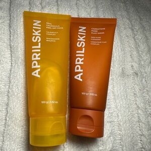 APRILSKIN Real Calendula Peel Off Pack & Carrotene Pore Clay Mask (2 CT)